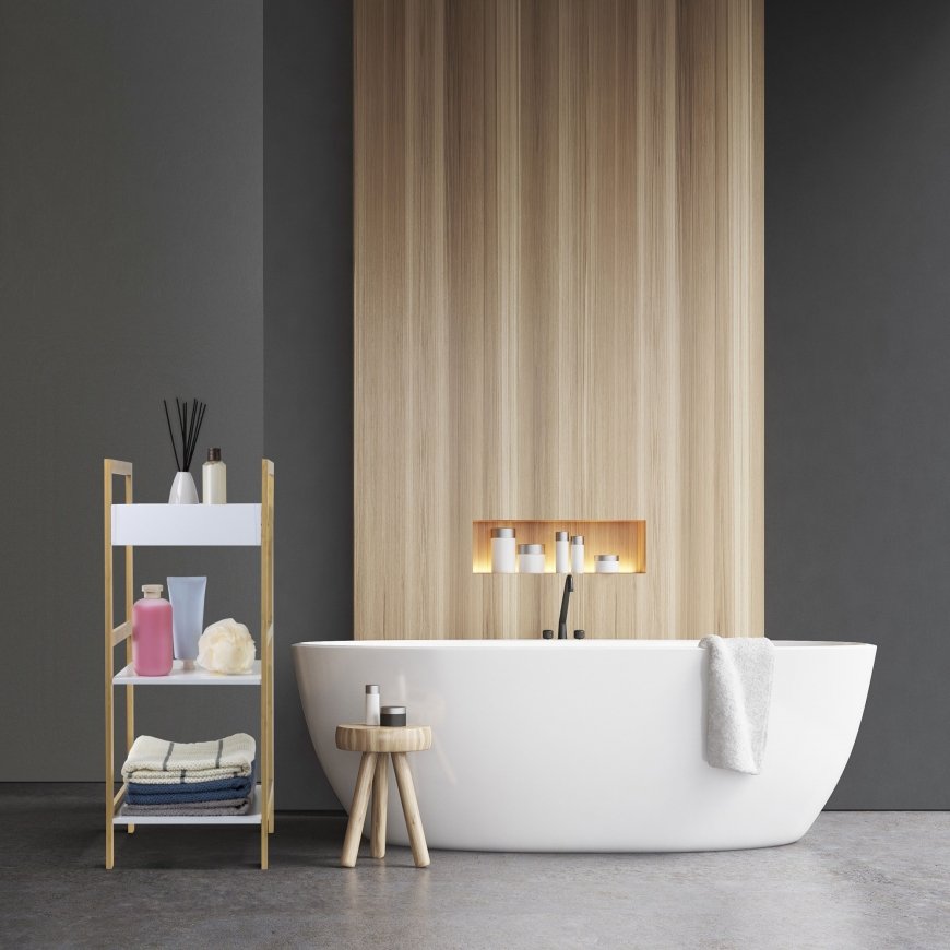 Vannitoarack 3 riiulit Scandic valge JOTTA – 2