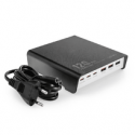 120W įkroviklis su 6 USB A ir C prievadais Ldnio Q605 juodas 120W įkroviklis su 6 USB A ir C prievadais Ldnio Q605 juodas
