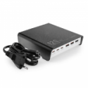 120W įkroviklis su 6 USB A ir C prievadais Ldnio Q605 juodas 120W įkroviklis su 6 USB A ir C prievadais Ldnio Q605 juodas