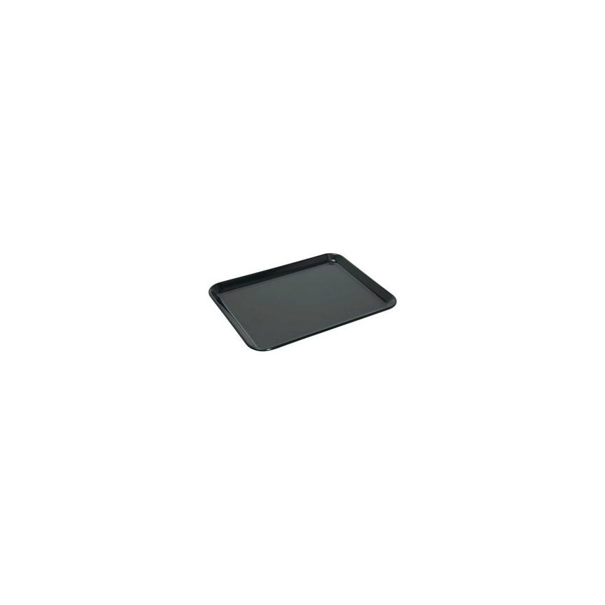 Melamiinist toiduvitrine taldrik 350x240x17mm must - Hendi 569207 – 2