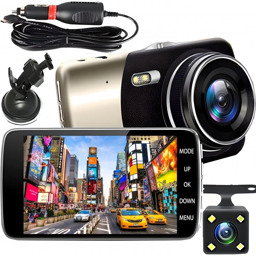 Retoo Wideorejestrator autolle kamera cofania Full HD TF – 2