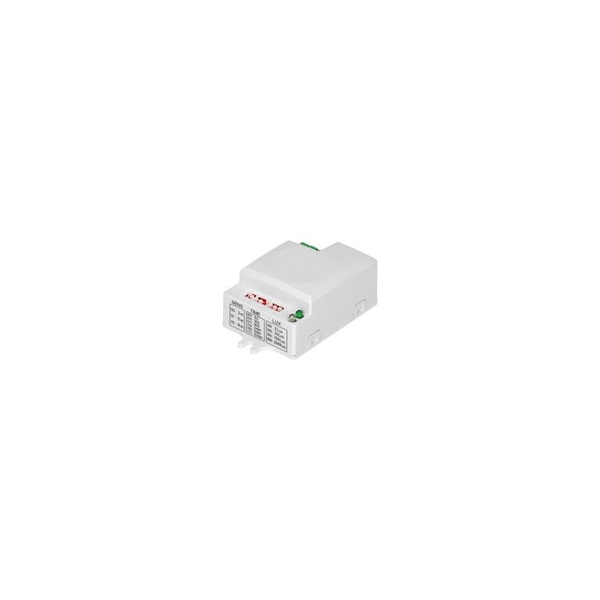 Orno Mini Microwave Motion Sensor, 360°/180°, with Connector, IP20, 1200W