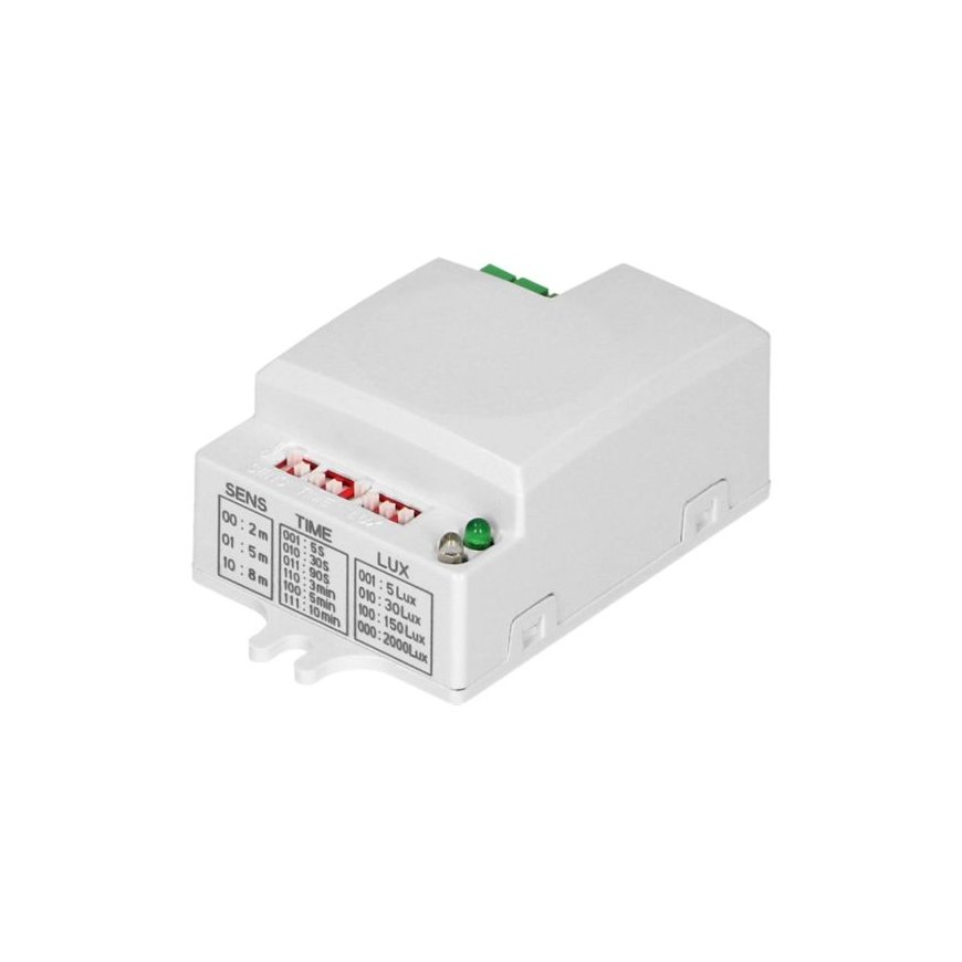 Orno Mini mikroaaltouunin liiketunnistin, 360°/180°, ylipitkällä, IP20, 1200W – 2