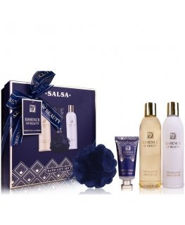ACCENTRA SET bath ESSENCE OF BEAUTY in gift box with body scrub SALSA collection