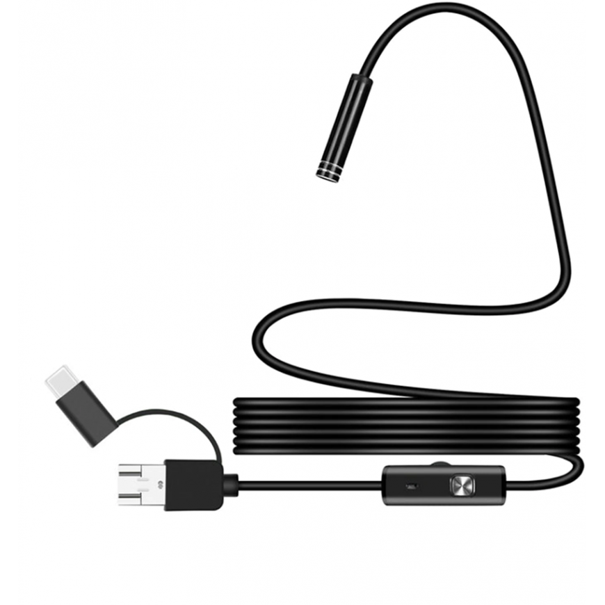 Spacetronik Kameran endoskoppi USB 3w1 IP67 7mm SPU-E01 3,5m