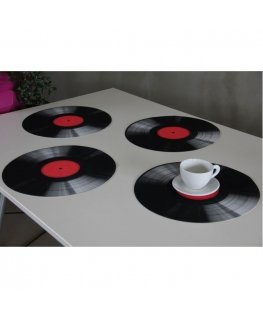 Bertoni 4D apaļā galda paklāju komplekts - VINYL