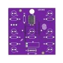 Saldēti LED kauliņi - izglītojošs lodēšanas komplekts - Attiny404 - lodēts 333140 Saldēti LED kauliņi - izglītojošs lodēšanas komplekts - Attiny404 - lodēts 333140