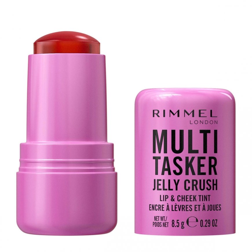 Rimmel MULTITASKER JELLY CRUSH põsepuna ja huulepulk 100-Rožinė Dash 8,5 g