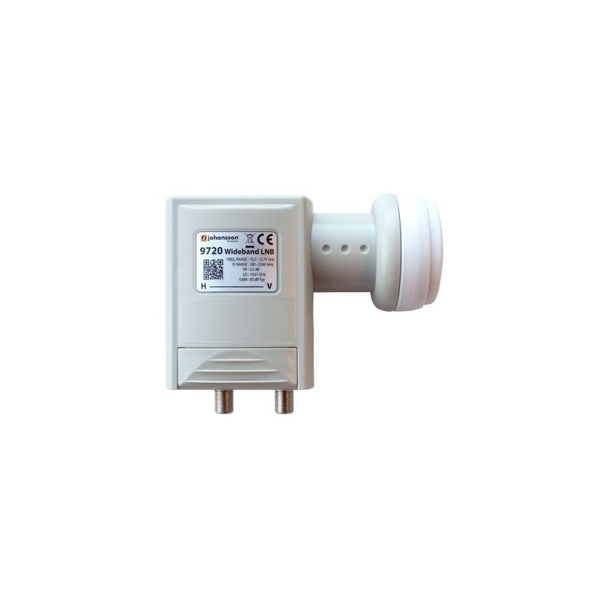 Wideband LNB H+V konverteris Johansson 9720