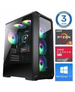 INTOP Ryzen 5 5500 16GB 500SSD M.2 NVME RX580 8GB WIN11