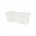 Rectangular Tablecloth No Ironing 183x760cm Jersey Fabric White - Hendi 814420 Rectangular Tablecloth No Ironing 183x760cm Jersey Fabric White - Hendi 814420