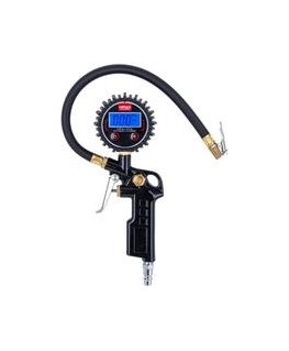 Inflation gun with a digital 17 bar pressure gauge amio-04466