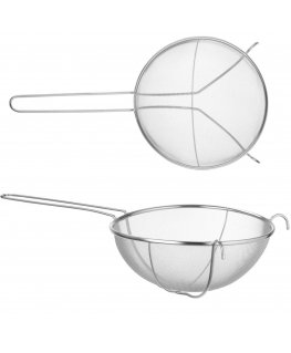 Hendi Reinforced Steel Kitchen Sieve, 260 mm Diameter