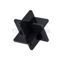 Acrylic sheet - 3 mm - 300 x 300 mm Bambu Lab - black - 3 pcs.