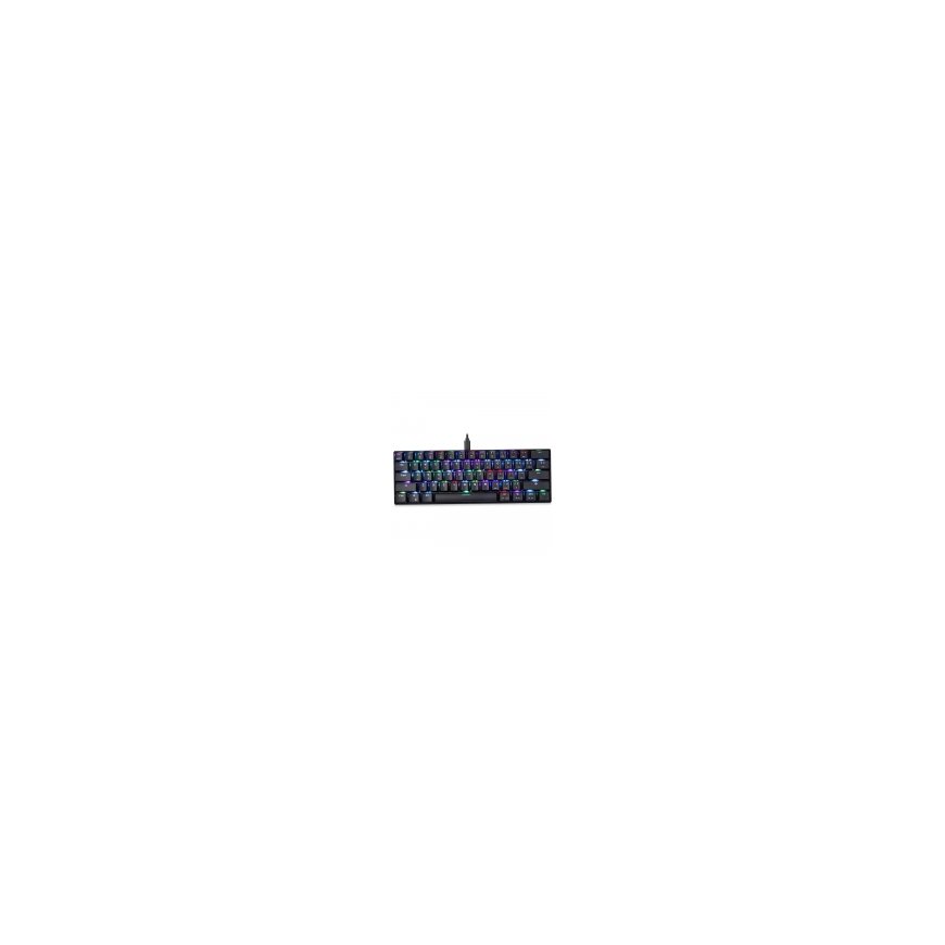"Delux KM36 RGB" mechanical keyboard, black and blue – 2