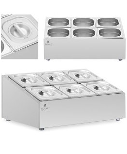 Melamine buffet tray GN1/1, height 20 mm, white - Hendi 566008