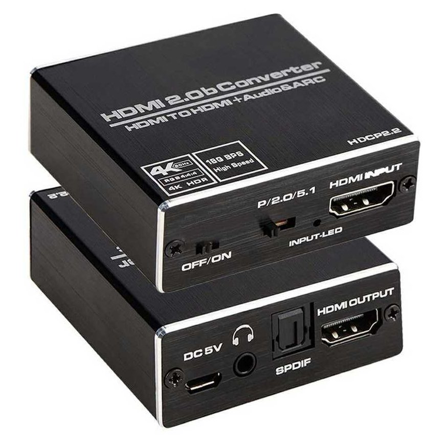 Spacetronik HDMI-HDMI + helisalvesti SPDIF ARC SPH-AE06