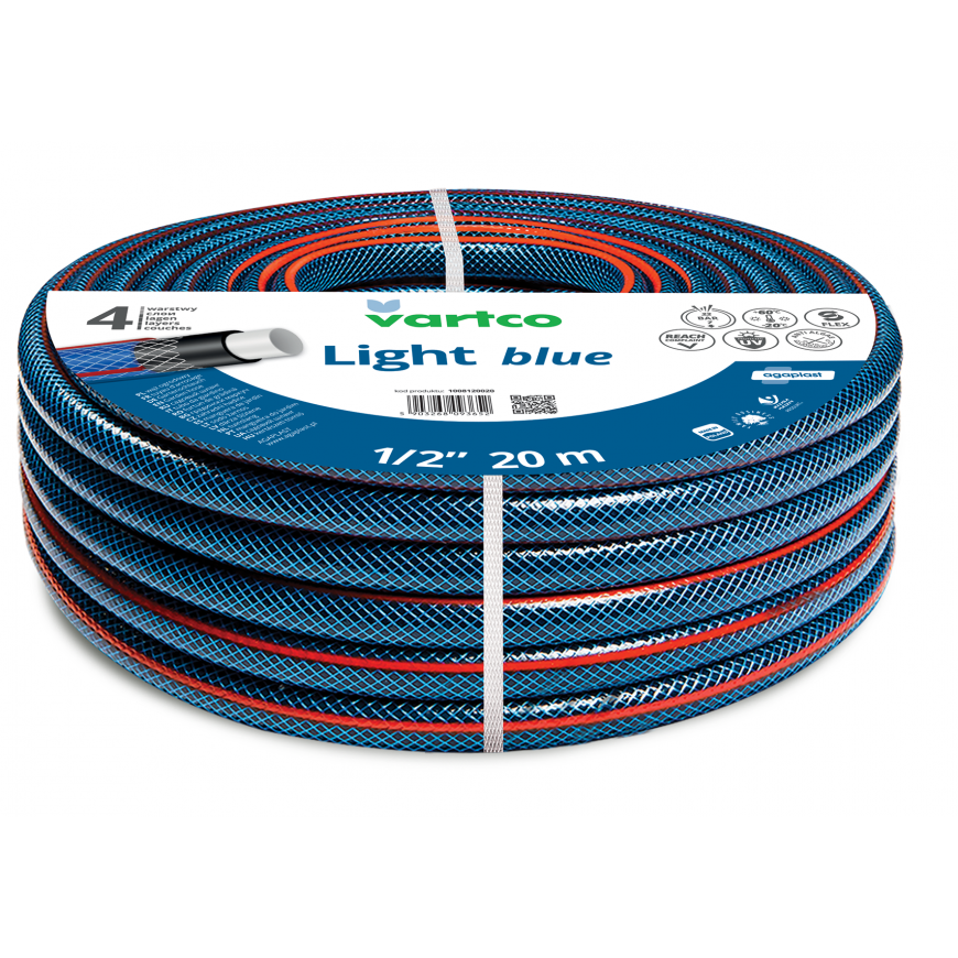 Agaplast Sodo шланг Vartco Light Голубой "1/2" 100м