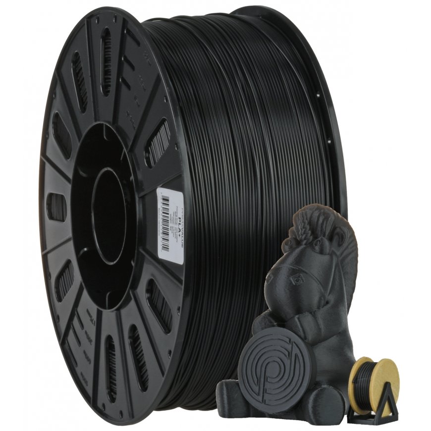 3D Prima 12808 3D printing material Polylactic acid (PLA) Black 3 kg