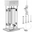 Royal Catering Sähkökäyttöinen pystysuuntainen makkaratäyttökone, 4 suppiloa, 25 l, 350 W Royal Catering Sähkökäyttöinen pystysuuntainen makkaratäyttökone, 4 suppiloa, 25 l, 350 W