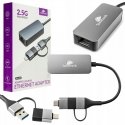 Spacetronik Karta LAN 2.5Gbps adapteris USB-C USB 3.0 uz RJ45 Spacetronik Karta LAN 2.5Gbps adapteris USB-C USB 3.0 uz RJ45