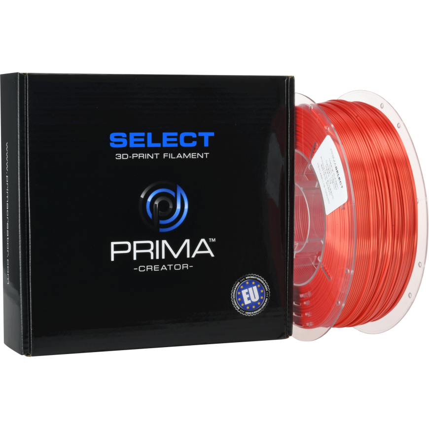PrimaCreator PrimaSelect PLA Satin 1,75 mm 1 kg - Ruby Raudona