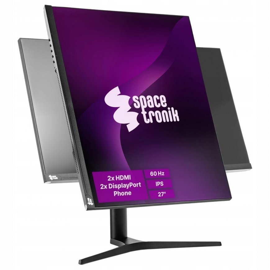 Spacetronik Hugel stalinė lentyna, juoda