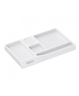 Spacetronik SPB125 White Desk Organizer