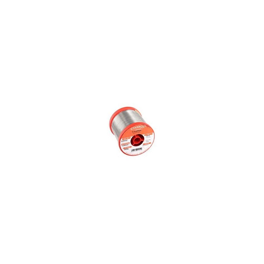 Solder Sn60/Pb40 1.00mm 500g with flux Stannol (for professional use only) – 2