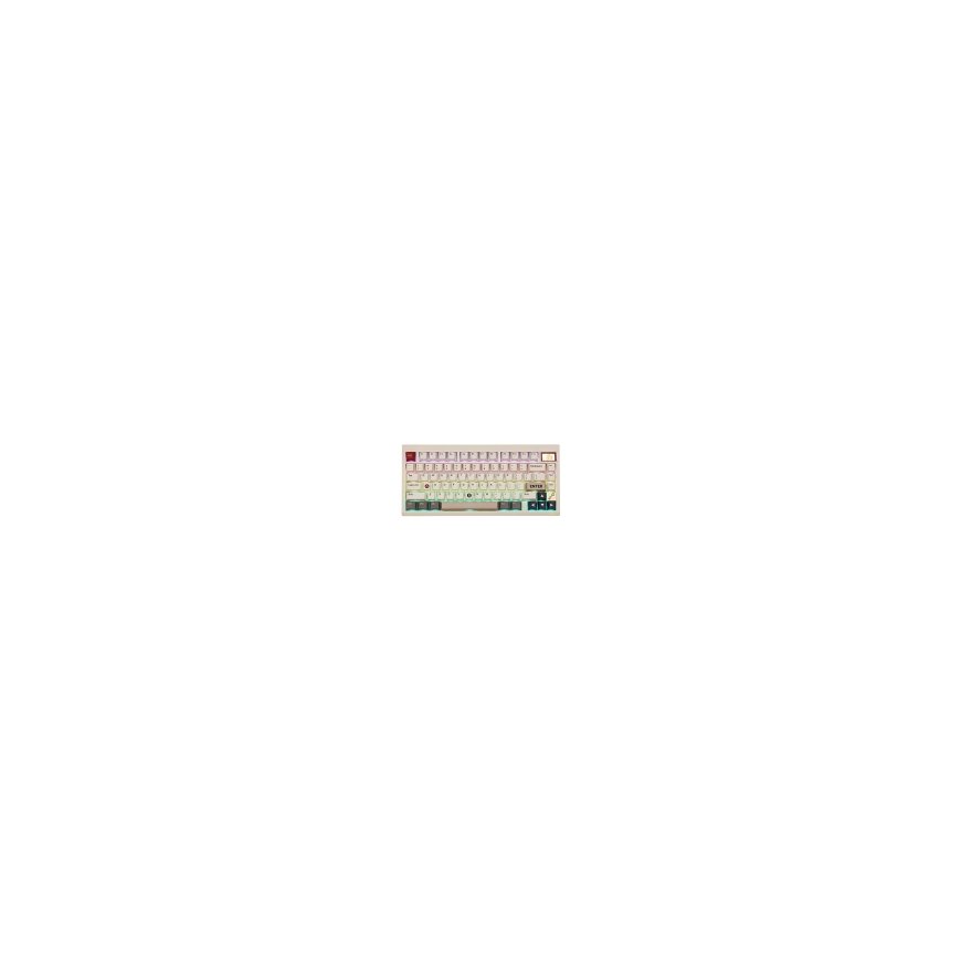 Epomaker TH80 Pro V2 Wisteria Mekaaninen näppäimistö Linear Switch valkoinen/valkoinen – 2