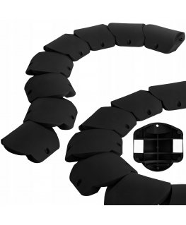 Spacetronik Floor Cable Management SPK-109B, Black