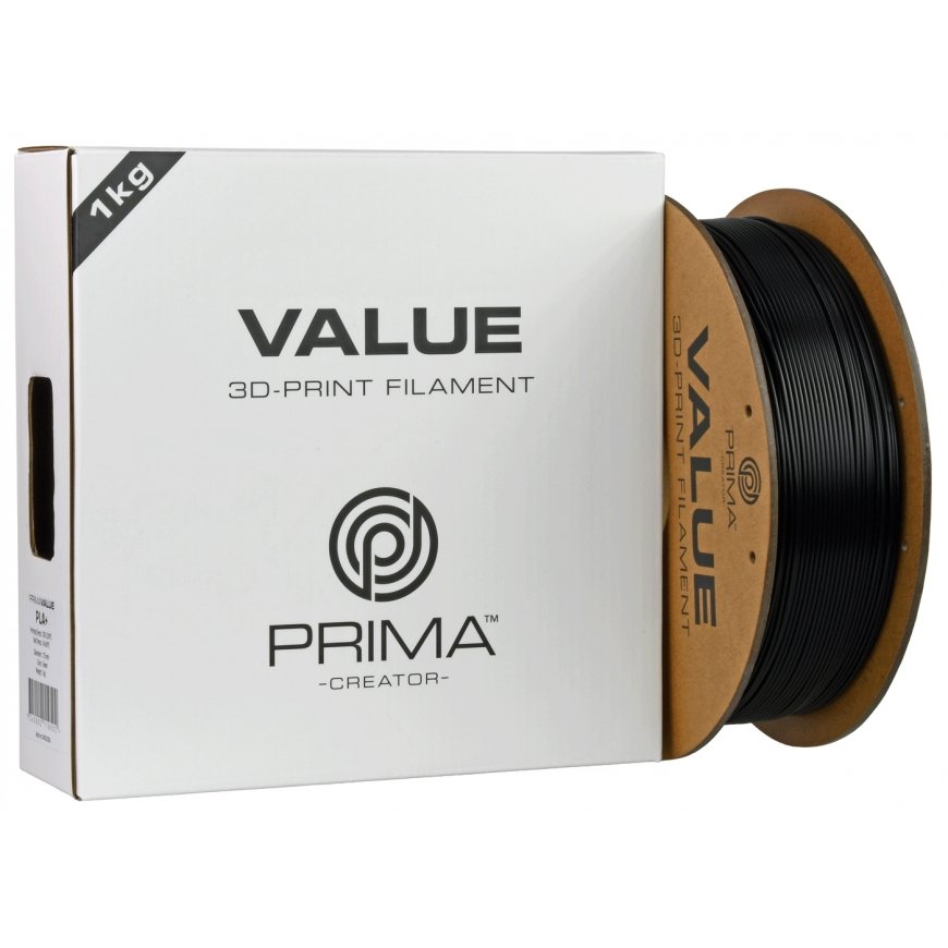 3D Prima 12795 3D printing material Polylactic acid (PLA) Black 1 kg – 2