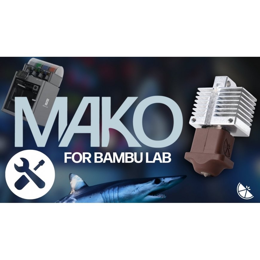 Slice Engineering Mako™ горячая головка с электроникой для Bambu Lab X1E - CHT FIN сопло – 2