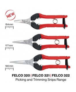 FELCO FELCO321 Malli 321 Sakset, Punainen