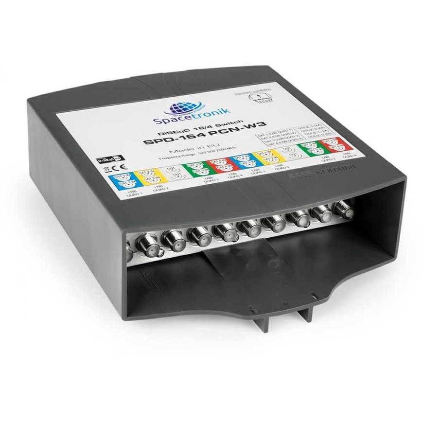 DiSEqC switch 16/4 Spacetronik SPD-164PCN-W3