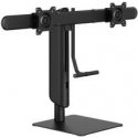 Mobile stand for two monitors "Silver Spacetronik" Mobile stand for two monitors "Silver Spacetronik"