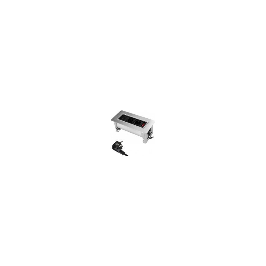 Spacetronik SPS-O24CB V2 retractable countertop socket – 2