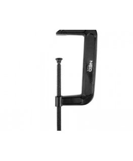 Neo Tools C-Clamp (Screw Type), 200 mm (8"), Cast Iron, Weight 1570 g