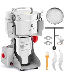 Royal Catering Profesionālais elektriskais garšaugu, kafijas, riekstu malūnīši, 1000 g, 3000 W