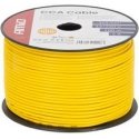 Yellow extension cable approximately 1x1mm2 100m 5a 12/230v amio-04448