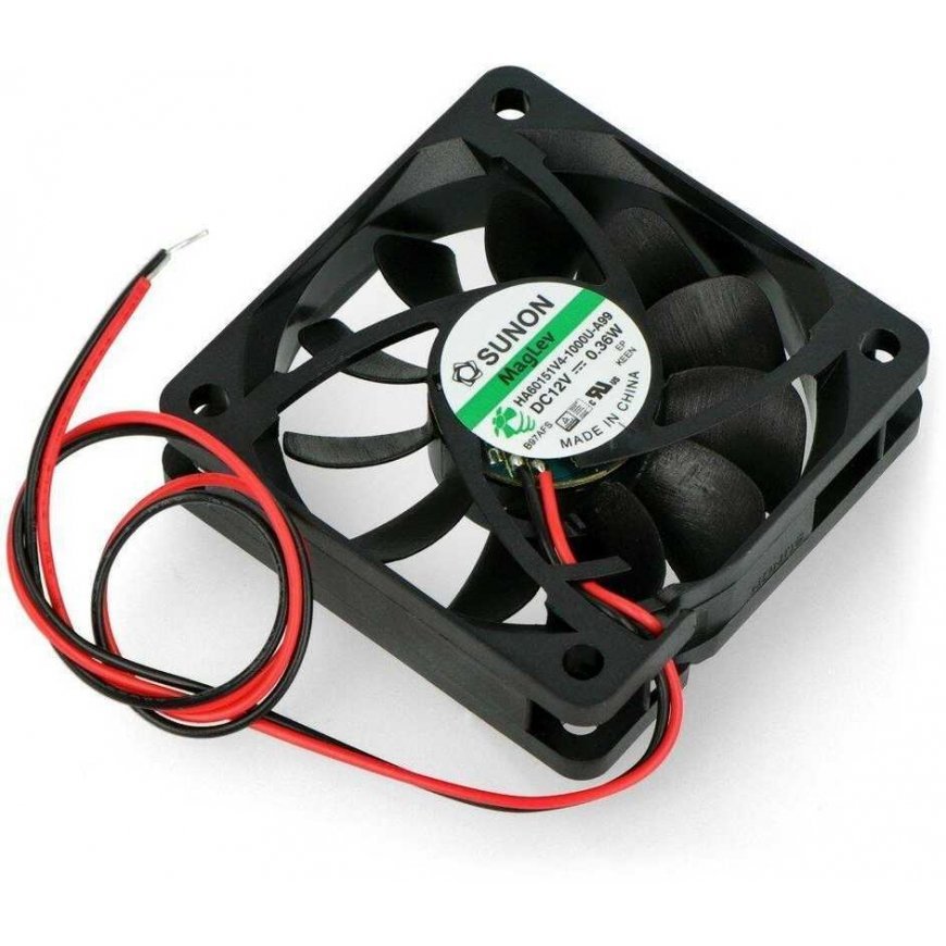 Oem 12V ventiliatorius 60x60x15mm 2 laidai – 2
