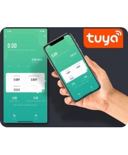 Трехфазный трансформатор тока Orno с измерением записи, макс. 440 В / 63 А, «Tuya Smart Wi-Fi»