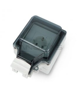 Tuya – lauko lizdas su energijos skaitikliu IP67 260V – ZigBee – RTX SET_HZPEW_IP