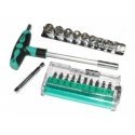 Universal T-shaped tool with interchangeable screwdriver bits and socket heads, SD-9701M Pro'sKit Universal T-shaped tool with interchangeable screwdriver bits and socket heads, SD-9701M Pro'sKit