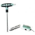 Universal T-shaped tool with interchangeable screwdriver bits and socket heads, SD-9701M Pro'sKit Universal T-shaped tool with interchangeable screwdriver bits and socket heads, SD-9701M Pro'sKit