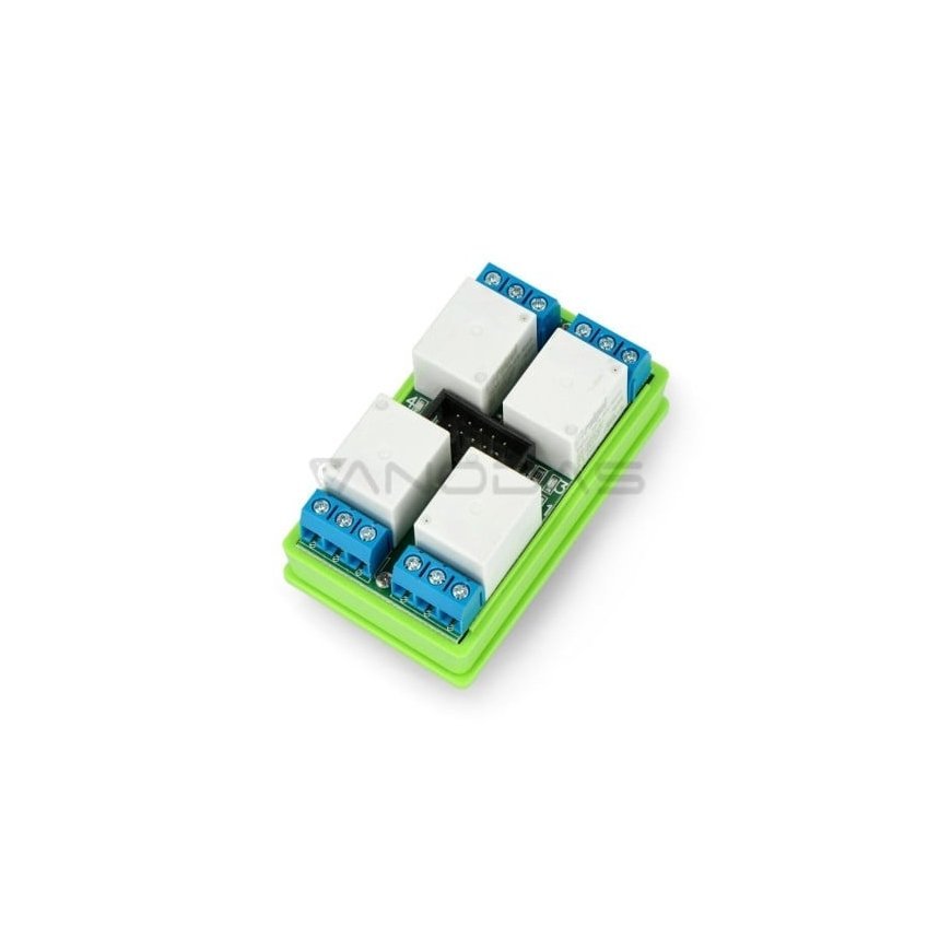 Tinycontrol LANKON-094 - releemoodul 4x 10A / mähis 45V GSM / LAN kontrollerile - DIN raja jaoks – 2