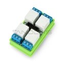 Tinycontrol LANKON-094 - relės modulis 4x 10A / ritė 45V GSM / LAN valdikliui - DIN bėgiui Tinycontrol LANKON-094 - relės modulis 4x 10A / ritė 45V GSM / LAN valdikliui - DIN bėgiui