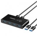 KVM-kytkin USB + DP 2/1 Spacetronik SPD-KVM02 KVM-kytkin USB + DP 2/1 Spacetronik SPD-KVM02