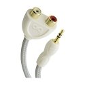 AudioQuest MINI-FLX3.52RCA аудио кабель 3,5 мм 2 x RCA Белый AudioQuest MINI-FLX3.52RCA аудио кабель 3,5 мм 2 x RCA Белый
