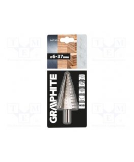 Graphite Pakopinis grąžtas 6-37 mm